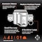 1791 Everyday Carry Tool Organizer for S/M Multitool, Pen/Pen Light with Small Flex & Action-Snap Belt Attachment WEB-ST-AS-SF-BLK-A - alternate 2